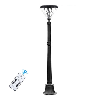Lampadaire Solaire de Jardin Aluminium Étanche