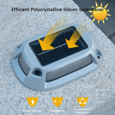 Spot Solaire Encastrable RGB Aluminium Capteur Crépuscule Jardin