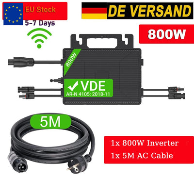Micro-Onduleur Solaire 800W-2000W WiFi IP67