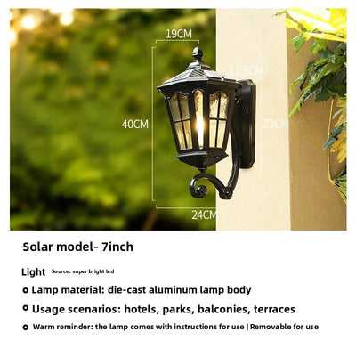 Applique Solaire Murale Extérieure Étanche Ultra-Lumineuse