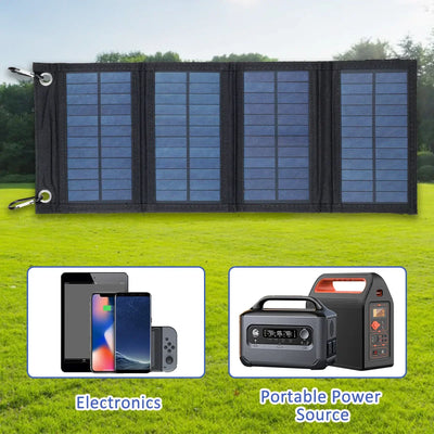 Panneau Solaire Pliable Portable 100W Étanche