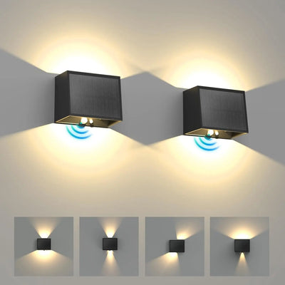 Applique Solaire Murale LED Détecteur Mouvement 3000K Porche