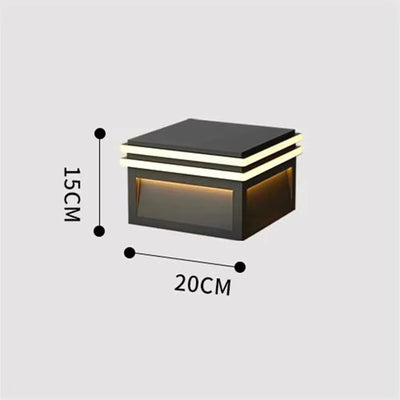 Lampe Solaire de Chapiteau Pilier Carrée - vue 10