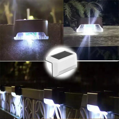 Lampe Solaire Escalier LED Étanche Balcon Patio Clôture