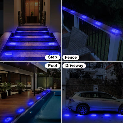 Lampe Solaire Jardin 16 LED Étanche Décorative Extérieur