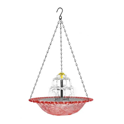 Fontaine Solaire Suspendue Cascade Abreuvoir pour Colibris