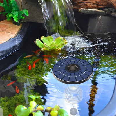 Aérateur Solaire Flottant pour Bassin avec Pierre à Bulles