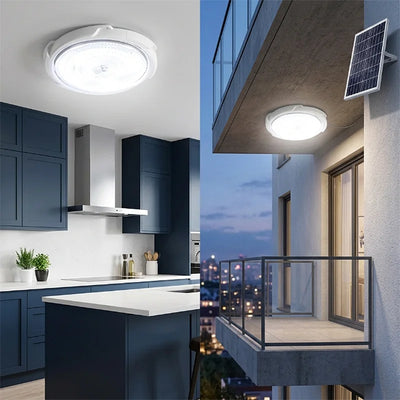 Lampe Solaire Intérieur Plafonnier Étanche Garage Atelier 60W à 200W