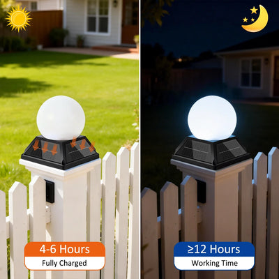 Lampe Solaire Colonne Jardin IP65 Télécommande 3 Couleurs