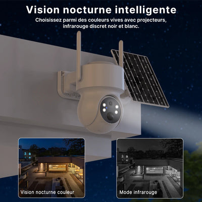 Caméra Solaire WiFi Sans Fil Extérieure - vue 4