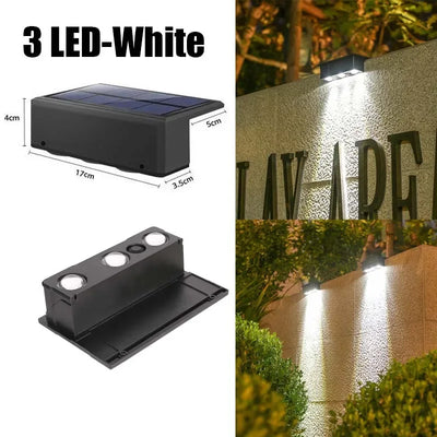 Modèles de couleur de l'applique solaire de clôture LED