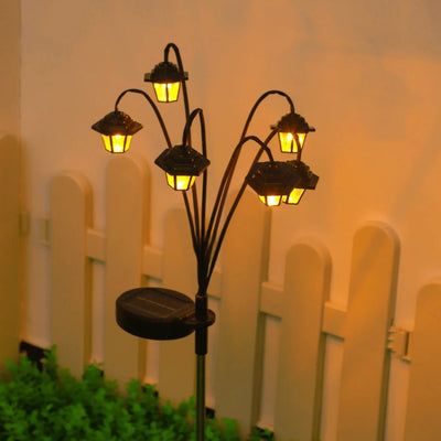 Lanterne Solaire Décorative Rétro LED Jardin Extérieur