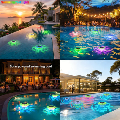Lampe Solaire Flottante LED Piscine et Bassin Multicolore
