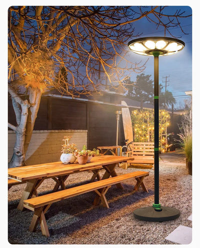Lampadaire Solaire Portable Détecteur de Mouvement