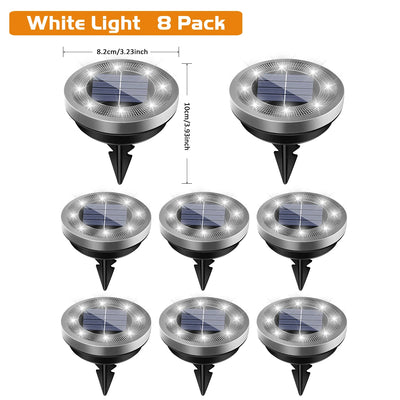 Spot Solaire de Sol Étanche IP65 pour Jardin et Terrasse