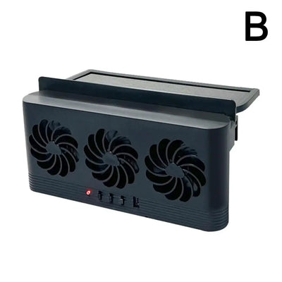 Ventilateur Solaire de Vitre à 3 Sorties d'Air