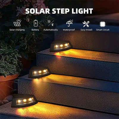 Spot Solaire Encastrable Escalier LED IP65 Étanche Extérieur