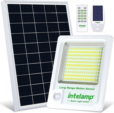 Lampe Solaire Extérieur Détecteur de Mouvement avec Télécommande