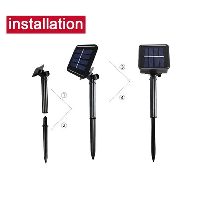 Guirlande Solaire Extérieur Noël 22 m 200 LED Étanche