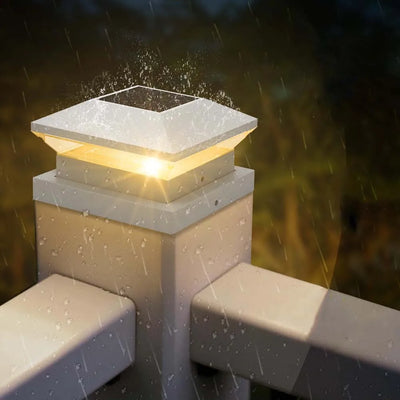 Borne Solaire Extérieur Pilier de Clôture 3000K 6000K IP65