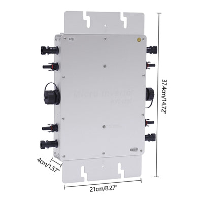 Micro-Onduleur Solaire 1200W MPPT Étanche IP65