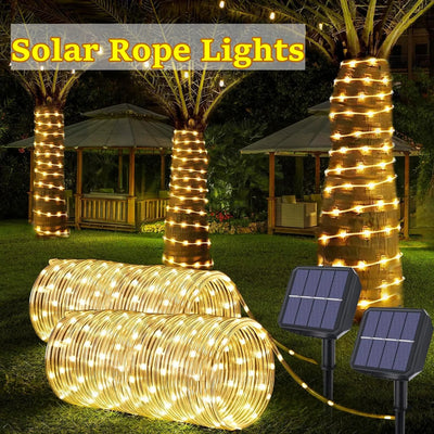 Guirlande Solaire Extérieur Tube Lumineux 32 m 300 LED