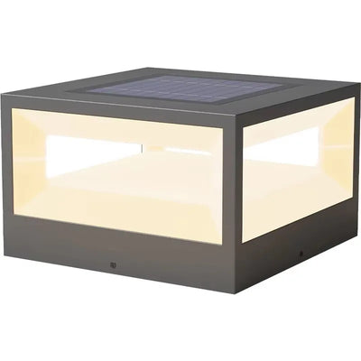Lampe Solaire de Pilier de Portail Étanche Jardin - vue 6