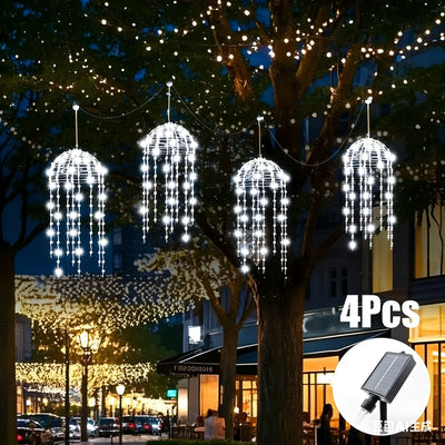 Lampe Solaire Méduse à Suspendre Décorative de Jardin