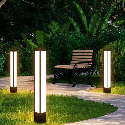Borne Solaire de Sol pour Jardin et Allée