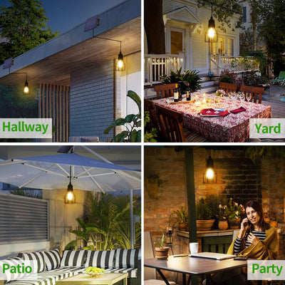 Suspension Solaire de Jardin Blanc Chaud IP65