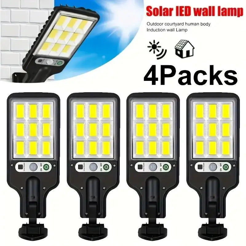 Lampe solaire LED COB avec capteur de mouvement pour couloir de jardin