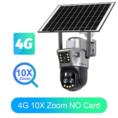Caméra solaire WiFi installation sans électricité