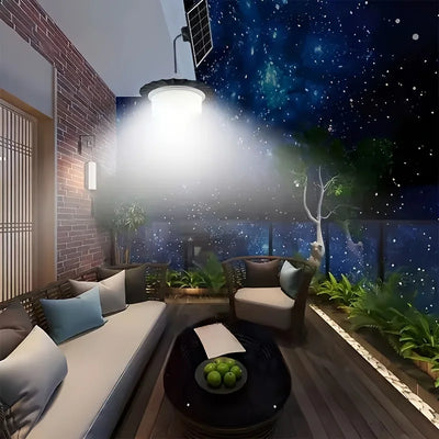 Lampe Solaire Suspendue Extérieure 244 LED avec Télécommande et Détecteur de Mouvement