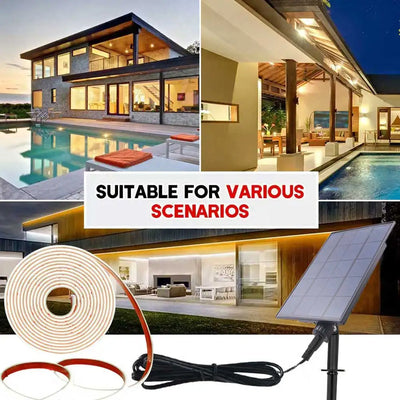 Ruban LED COB Solaire Étanche IP65