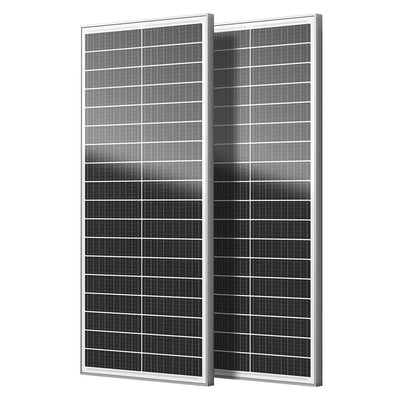 Panneau Solaire Rigide Monocristallin 100W 12V pour Camping-Car