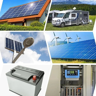Régulateur Solaire PWM 10 à 30A 12V 24V LCD Double USB