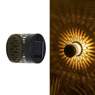 Lampe Murale Solaire Projecteur Étanche Jardin Terrasse Allée