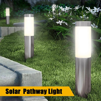 Borne Solaire Extérieur Potelet Cylindrique Jardin Allée et Terrasse
