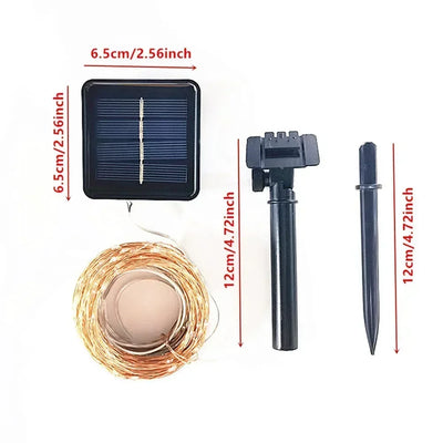 Guirlande Lumineuse Solaire Extérieure Étanche LED