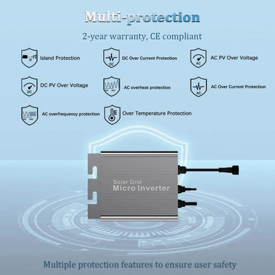 Micro-Onduleur Solaire MPPT Réseau 180-700W