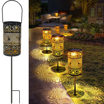 Lanterne Solaire Suspendue Imperméable Décorative Jardin Allée
