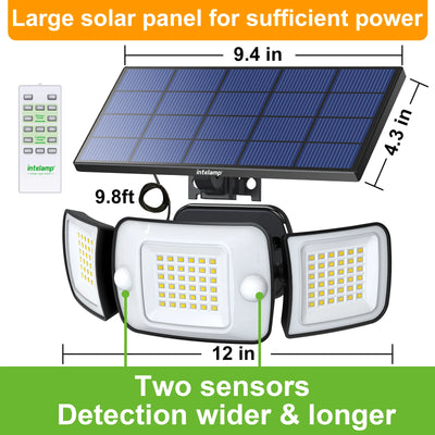 Lampe Solaire Murale Détecteur Mouvement Extérieure - vue 3