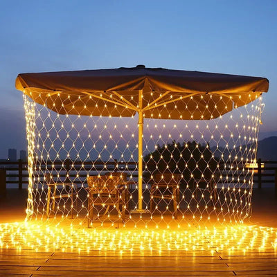 Filet Lumineux Solaire LED 3x2 m et 6x4 m Noël