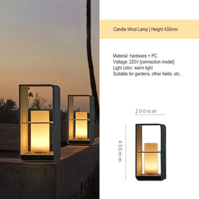Lampadaire Solaire Exterieur Inox IP65