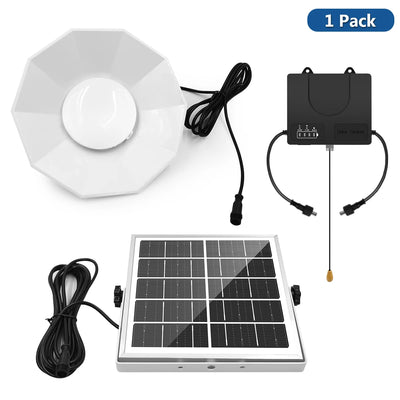 Lampe Solaire Suspendue Vintage IP65 pour Garage et Patio