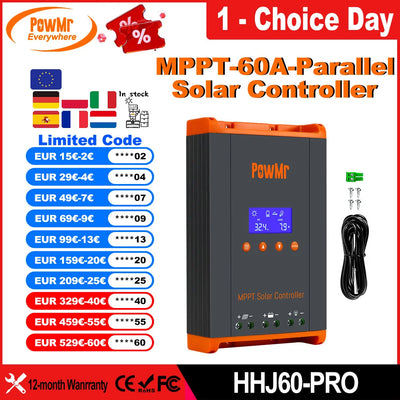 Régulateur de Charge Solaire MPPT 60A