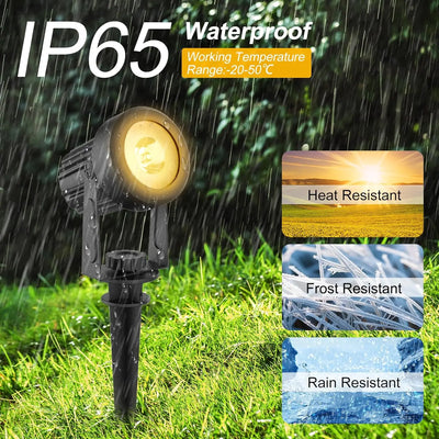 Projecteur Solaire LED Étanche IP65 Arbre Jardin Paysage