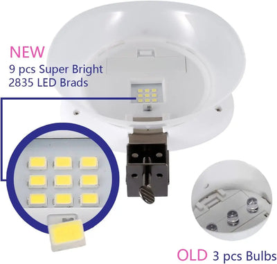 Applique Murale Solaire Extérieur Gouttière 9 LED Étanche