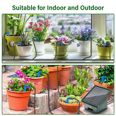 Irrigation Solaire Goutte à Goutte Jardin et Balcon