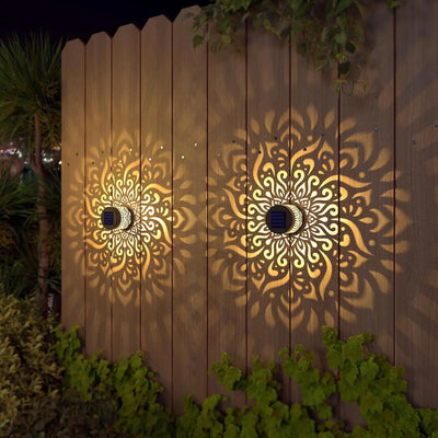 Applique Solaire Murale Extérieure LED Mandala